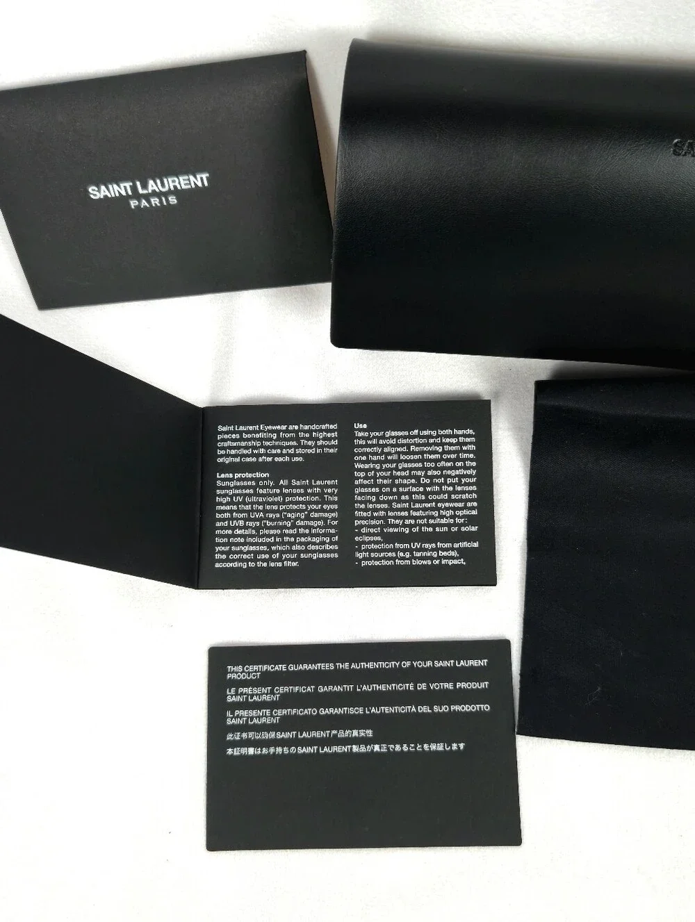 Saint Laurent SL364 MASK Shield Sunglasses Complete Set